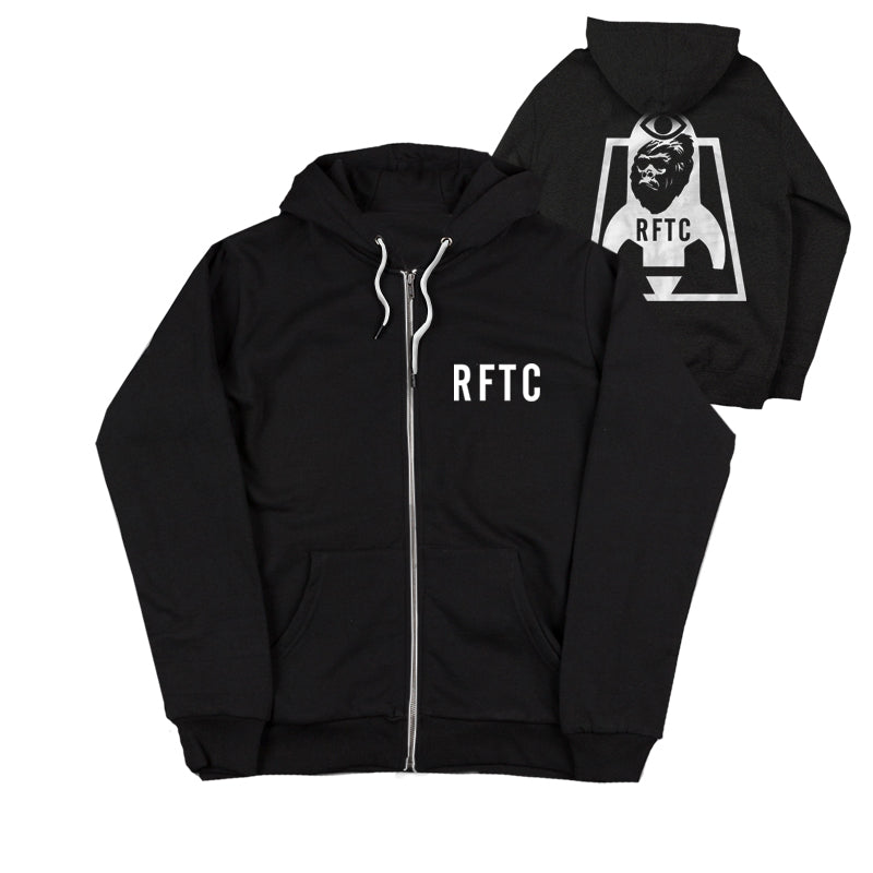 RFTC APE Black Zipped Hoodie | Rocket From The Crypt Official Store