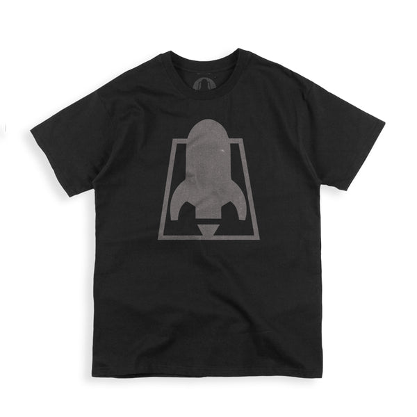 Rocket Logo Black T-Shirt
