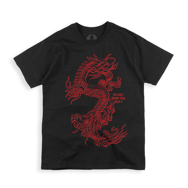 Red Dragon Black T-Shirt
